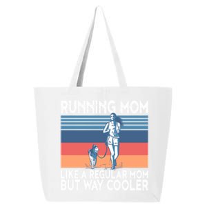 Runner Mom Funny Marathon Running Jogging Gift 25L Jumbo Tote