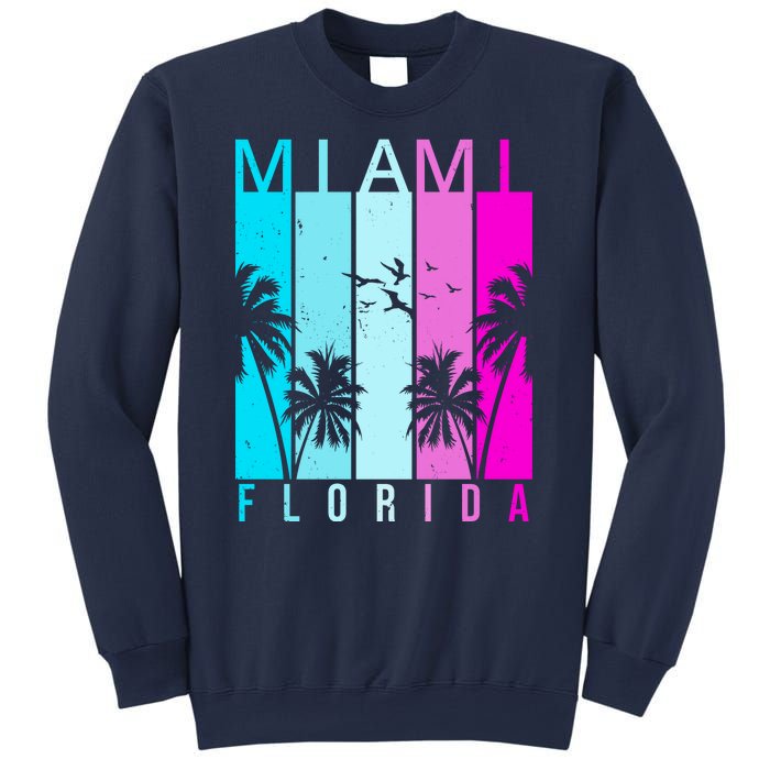 Retro Miami Florida Summer Neon Colors Sweatshirt