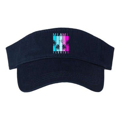 Retro Miami Florida Summer Neon Colors Visor