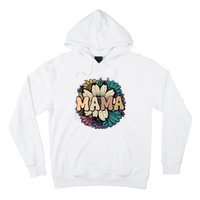 Retro Mama Floral Vintage Mom Flower Hoodie