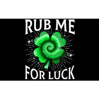 Rub Me For Luck St Patricks Day Lucky Irish Shamrock Tie Dye Bumper Sticker