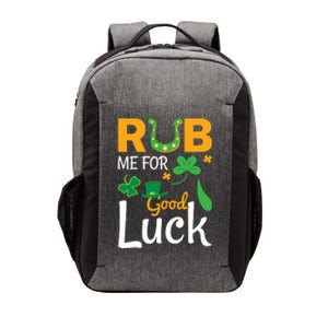 Rub Me For Good Luck St Patricks Day Vector Backpack