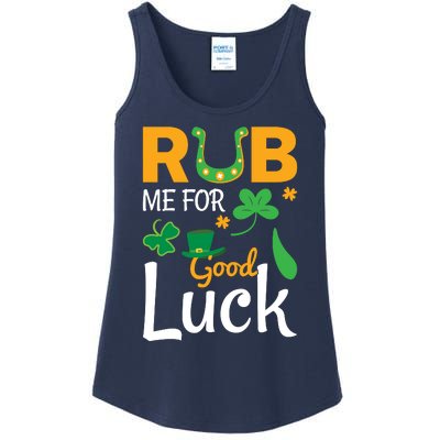 Rub Me For Good Luck St Patricks Day Ladies Essential Tank