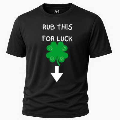 Rub Me For Luck Funny Design Funny Saint Patricks Day Performance Shirt