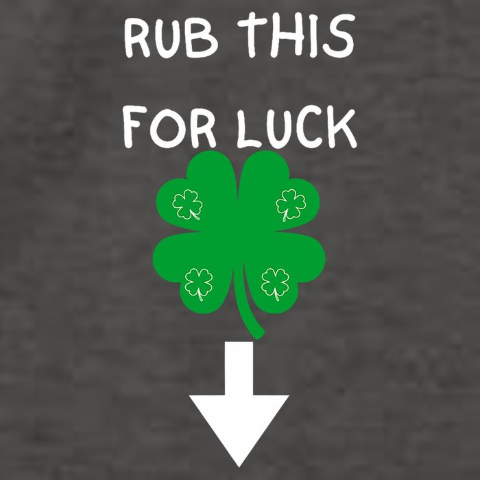Rub Me For Luck Funny Design Funny Saint Patricks Day Vector Backpack