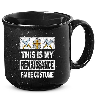 Retro Medieval Fest Renaissance Faire Costume 15oz Campfire Ceramic Mug