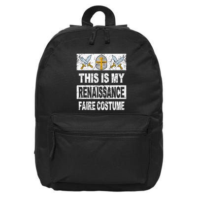 Retro Medieval Fest Renaissance Faire Costume 16 in Basic Backpack