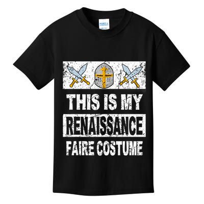 Retro Medieval Fest Renaissance Faire Costume Kids T-Shirt