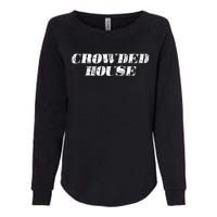 Retro Music Fun Crowded House S Tops Womens California Wash Sweatshirt