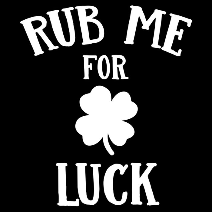 Rub Me For Luck Cool Gift Flat Bill Trucker Hat