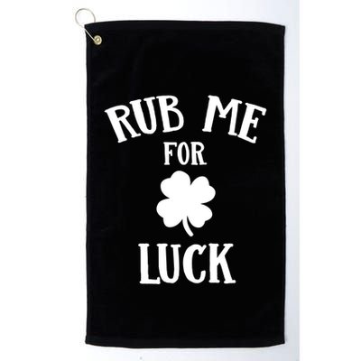 Rub Me For Luck Cool Gift Golf Towel