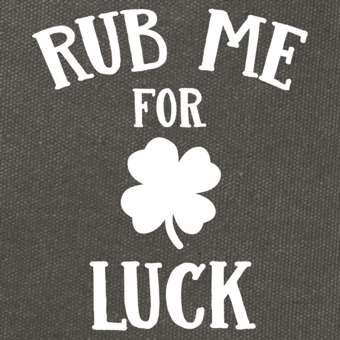 Rub Me For Luck Cool Gift Cotton Canvas Backpack