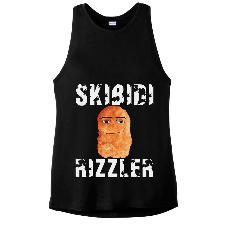 Rizzler Meme Funny Memes Brainrot Memes Rizz Ladies PosiCharge Tri-Blend Wicking Tank