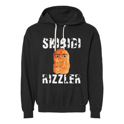 Rizzler Meme Funny Memes Brainrot Memes Rizz Garment-Dyed Fleece Hoodie