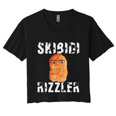 Rizzler Meme Funny Memes Brainrot Memes Rizz Crop Top