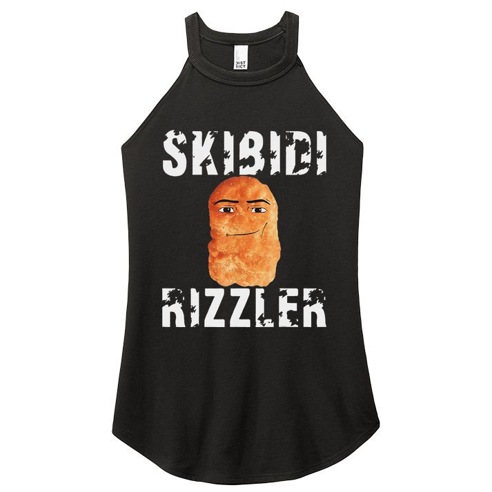 Rizzler Meme Funny Memes Brainrot Memes Rizz Women's Perfect Tri Rocker Tank