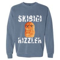Rizzler Meme Funny Memes Brainrot Memes Rizz Garment-Dyed Sweatshirt