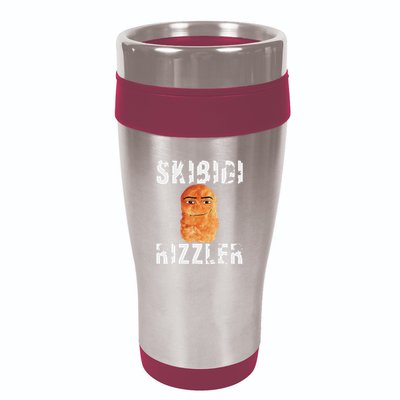 Rizzler Meme Funny Memes Brainrot Memes Rizz 16oz Travel Tumbler