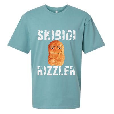 Rizzler Meme Funny Memes Brainrot Memes Rizz Sueded Cloud Jersey T-Shirt