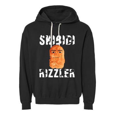 Rizzler Meme Funny Memes Brainrot Memes Rizz Garment-Dyed Fleece Hoodie