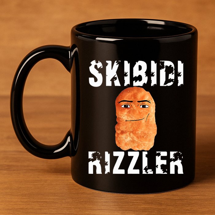 Rizzler Meme Funny Memes Brainrot Memes Rizz 11oz C Handle Ceramic Mug