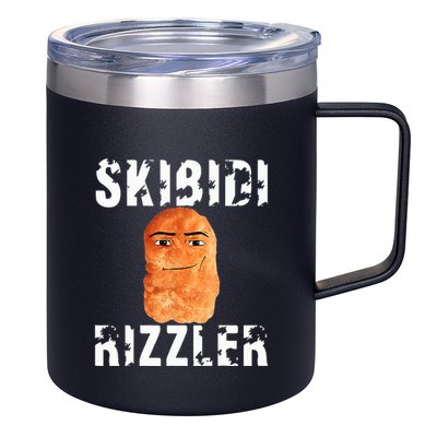 Rizzler Meme Funny Memes Brainrot Memes Rizz 12oz Stainless Steel Coffee Mug