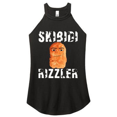 Rizzler Meme Funny Memes Brainrot Memes Rizz Women's Perfect Tri Rocker Tank