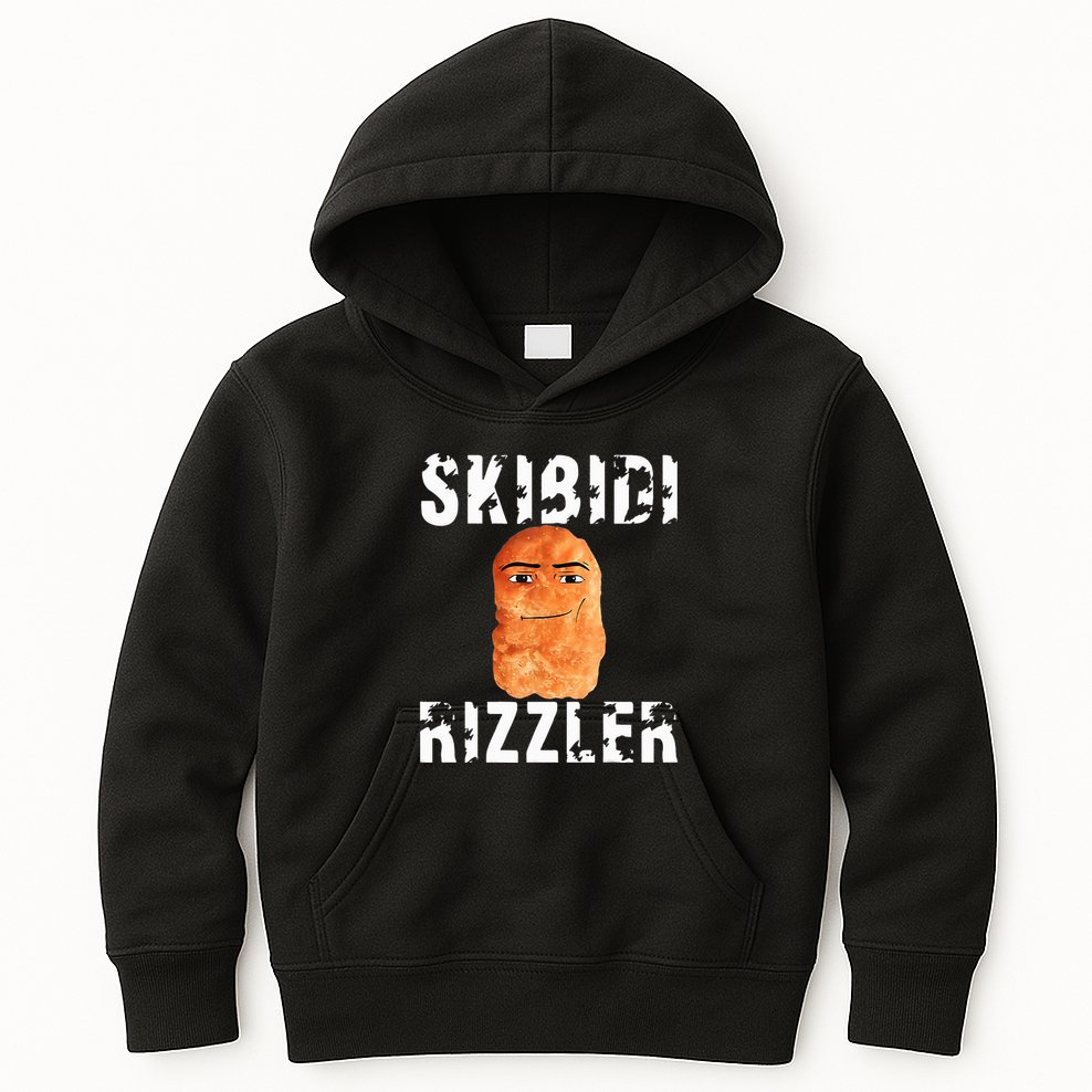 Rizzler Meme Funny Memes Brainrot Memes Rizz Kids Hoodie