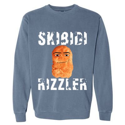 Rizzler Meme Funny Memes Brainrot Memes Rizz Garment-Dyed Sweatshirt
