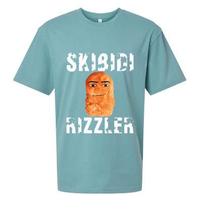 Rizzler Meme Funny Memes Brainrot Memes Rizz Sueded Cloud Jersey T-Shirt