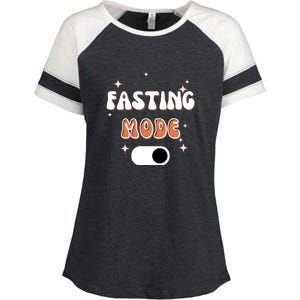 Ramadan Mubarak Fasting Mode On Gift Enza Ladies Jersey Colorblock Tee