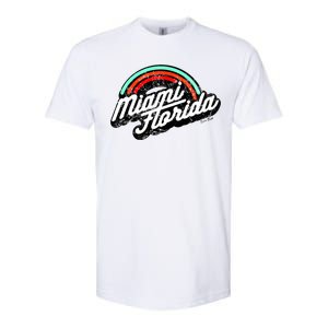 Retro Miami Florida Logo Sun Bae Softstyle CVC T-Shirt