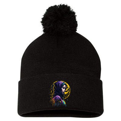 Ramadan Mubarak Fasting Mode On Gift Ramadan Kareem Pom Pom 12in Knit Beanie