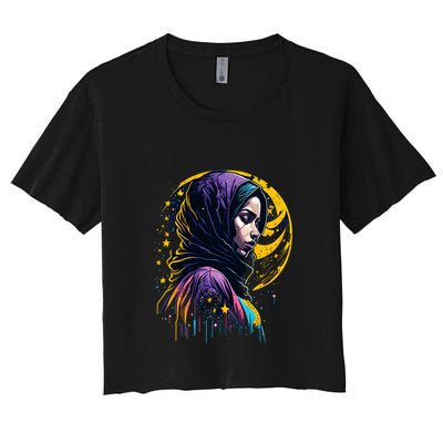 Ramadan Mubarak Fasting Mode On Gift Ramadan Kareem Crop Top