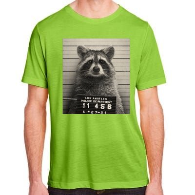 Raccoon Mugshot Funny Parody Adult ChromaSoft Performance T-Shirt