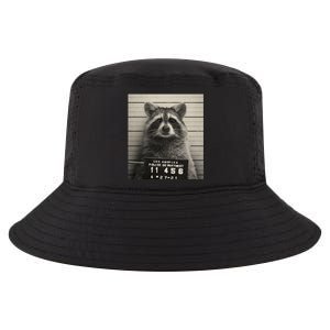 Raccoon Mugshot Funny Parody Cool Comfort Performance Bucket Hat