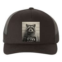 Raccoon Mugshot Funny Parody Yupoong Adult 5-Panel Trucker Hat