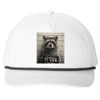 Raccoon Mugshot Funny Parody Snapback Five-Panel Rope Hat