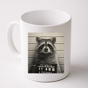 Raccoon Mugshot Funny Parody Coffee Mug