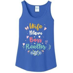 Realtor Mom Great Gift Wife Mom Boss Realtor Gift Ladies Essential Tank