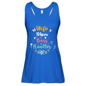 Realtor Mom Great Gift Wife Mom Boss Realtor Gift Ladies Essential Flowy Tank