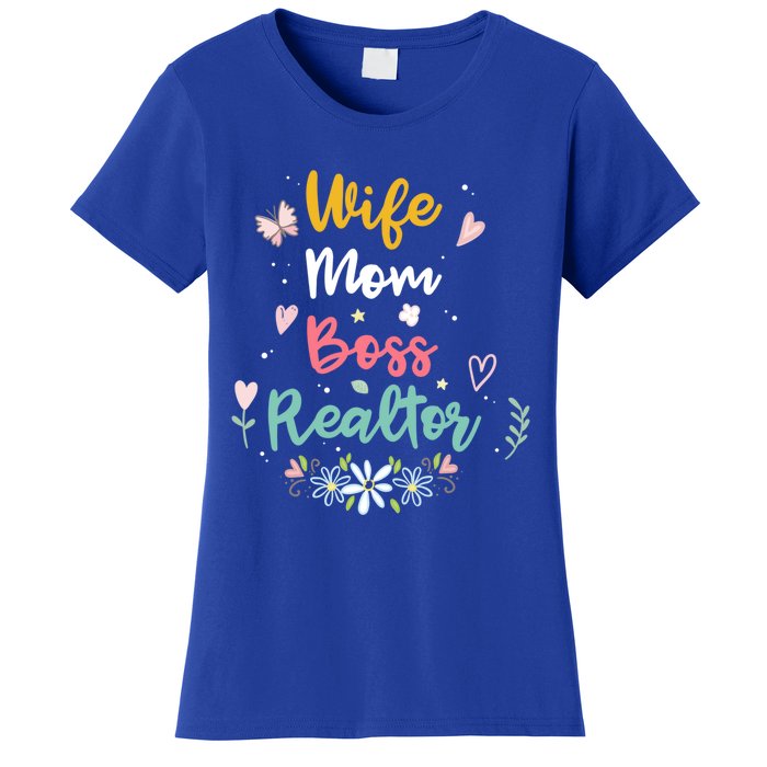 Realtor Mom Great Gift Wife Mom Boss Realtor Gift Women's T-Shirt