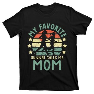 Running Mom Gift Runner Mom Running Marathon T-Shirt