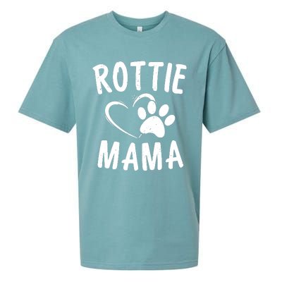 Rottie Mama Gift Dog Lover Apparel Pet Owner Rottweiler Mom Sueded Cloud Jersey T-Shirt