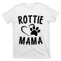 Rottie Mama Gift Dog Lover Apparel Pet Owner Rottweiler Mom T-Shirt