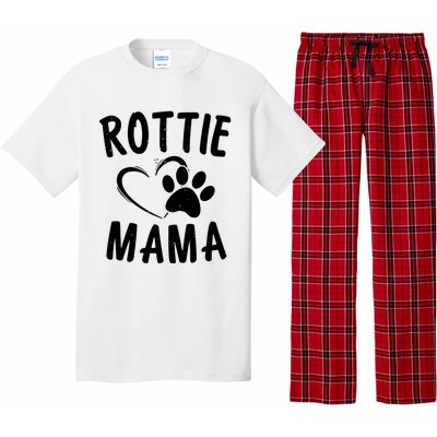 Rottie Mama Gift Dog Lover Apparel Pet Owner Rottweiler Mom Pajama Set