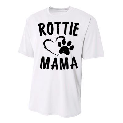 Rottie Mama Gift Dog Lover Apparel Pet Owner Rottweiler Mom Performance Sprint T-Shirt