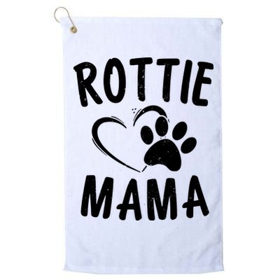 Rottie Mama Gift Dog Lover Apparel Pet Owner Rottweiler Mom Golf Towel