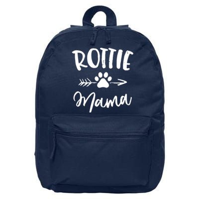 Rottie Mama Gifts Rottweiler Lover Owner Gifts Dog Mom 16 in Basic Backpack