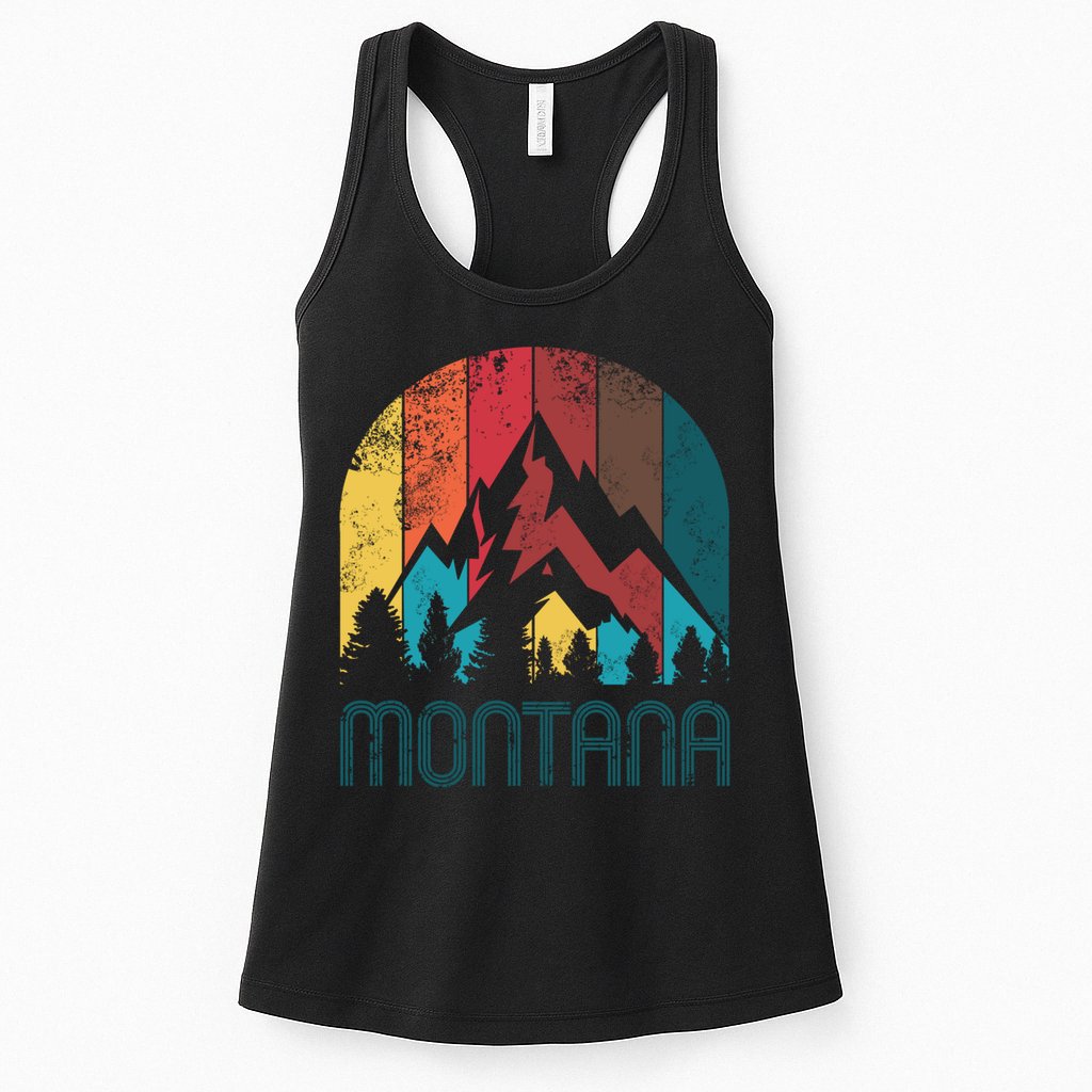 Retro Montana Gift For Men Women And Kids Womens Tank Top